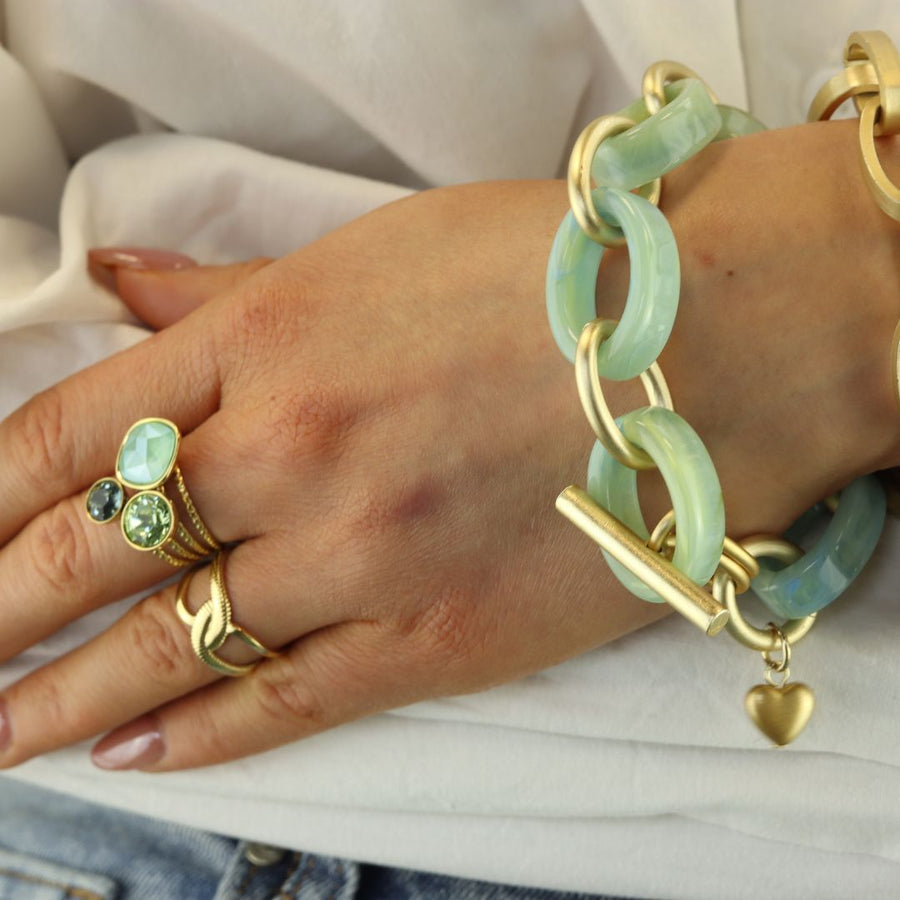 Chique Oval Chain Bracelet