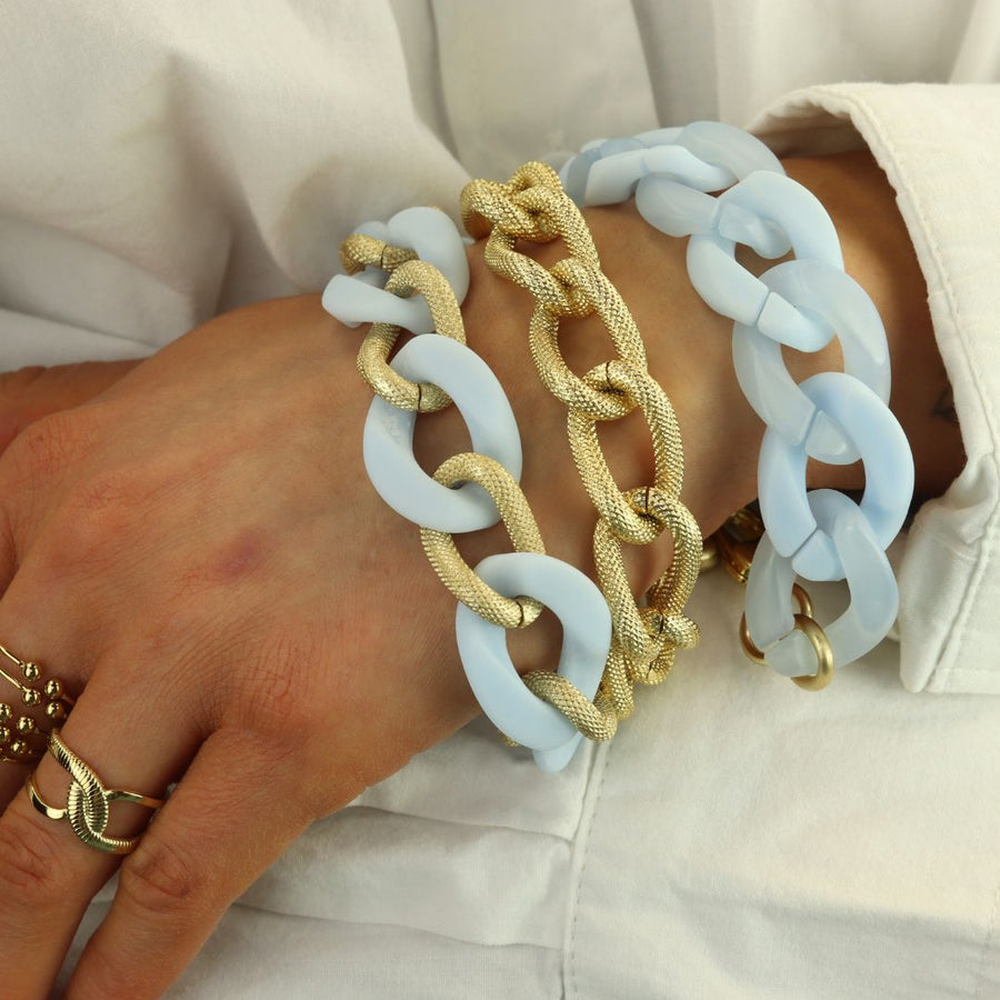 Flat Chain Bracelet Gekleurd