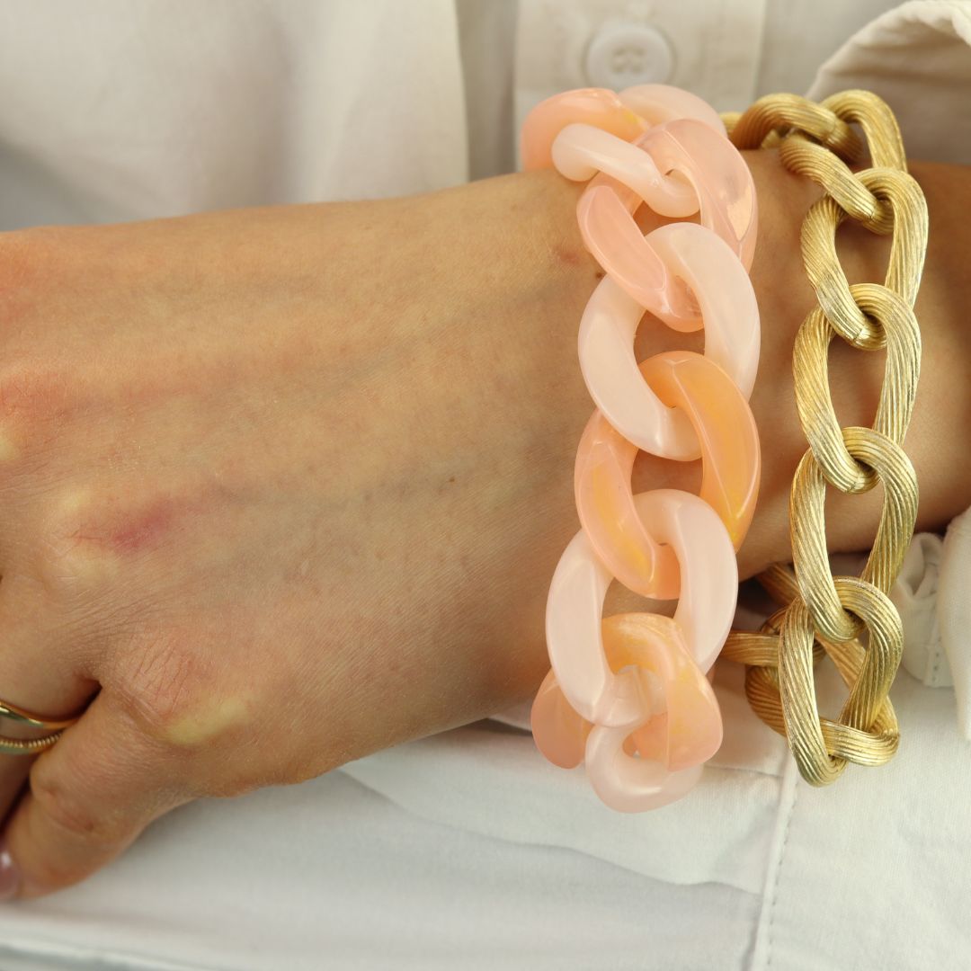 Flat Chain Bracelet Gekleurd