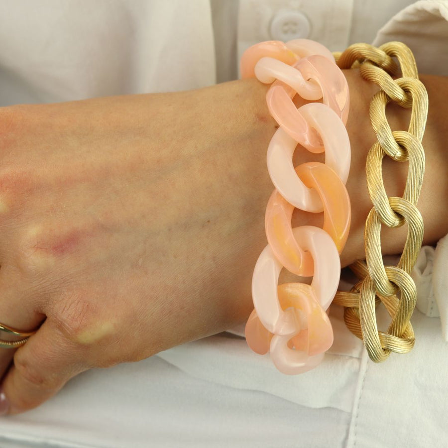 Flat Chain Bracelet Gekleurd