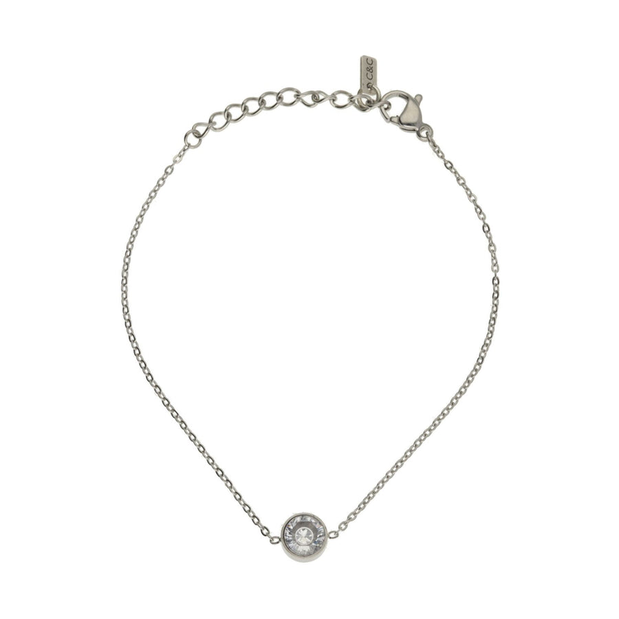 Little Silver Stone Bracelet