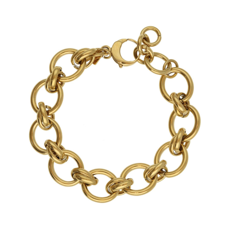 Small Chain Hoops Bracelet