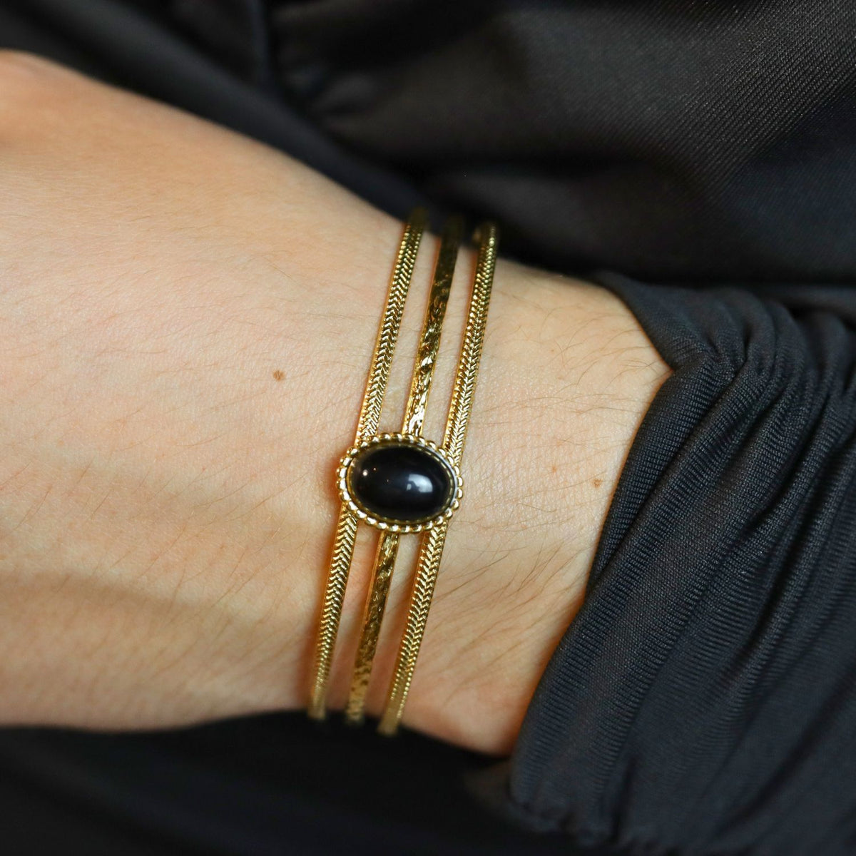 Black Gem Bracelet