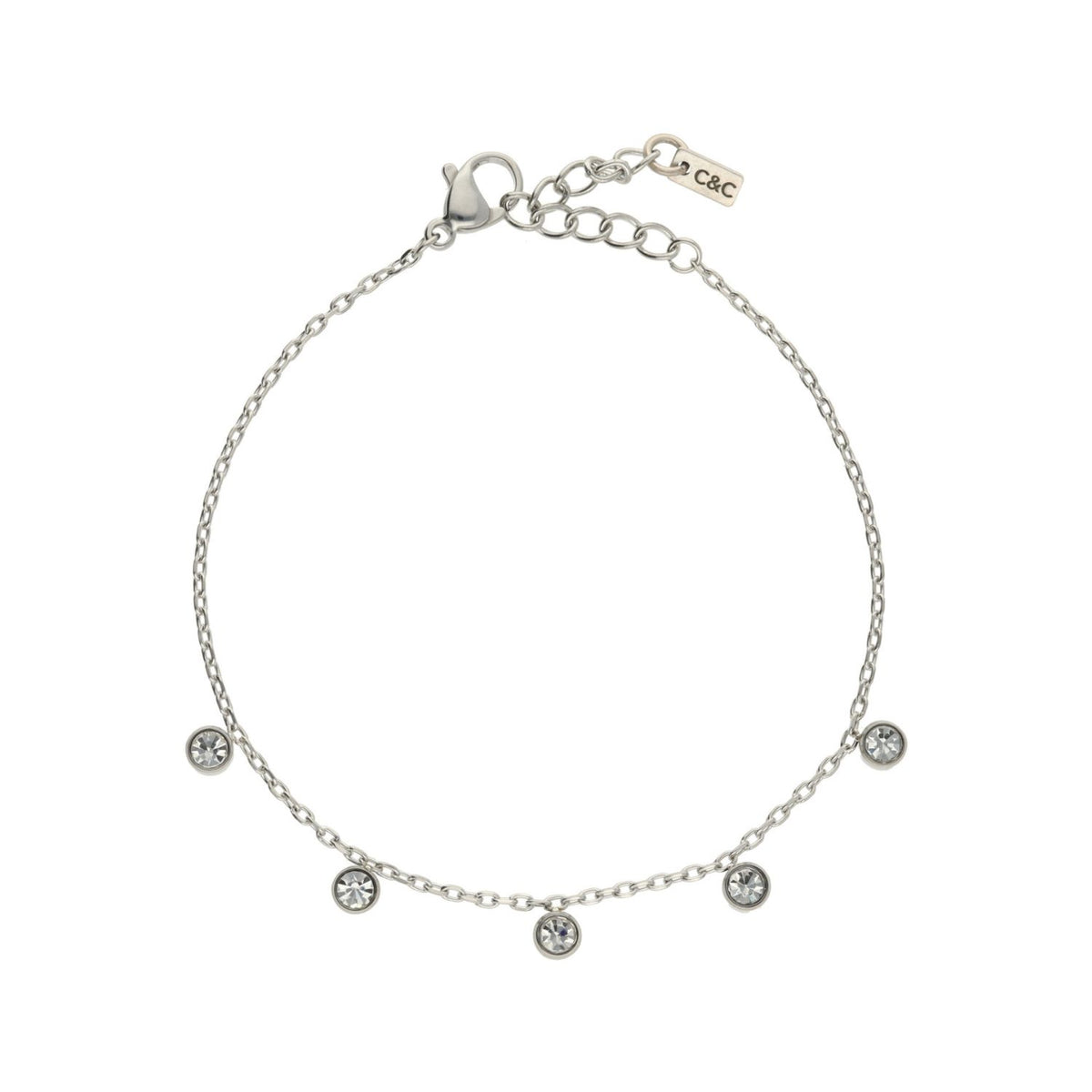 Silver Stones Bracelet