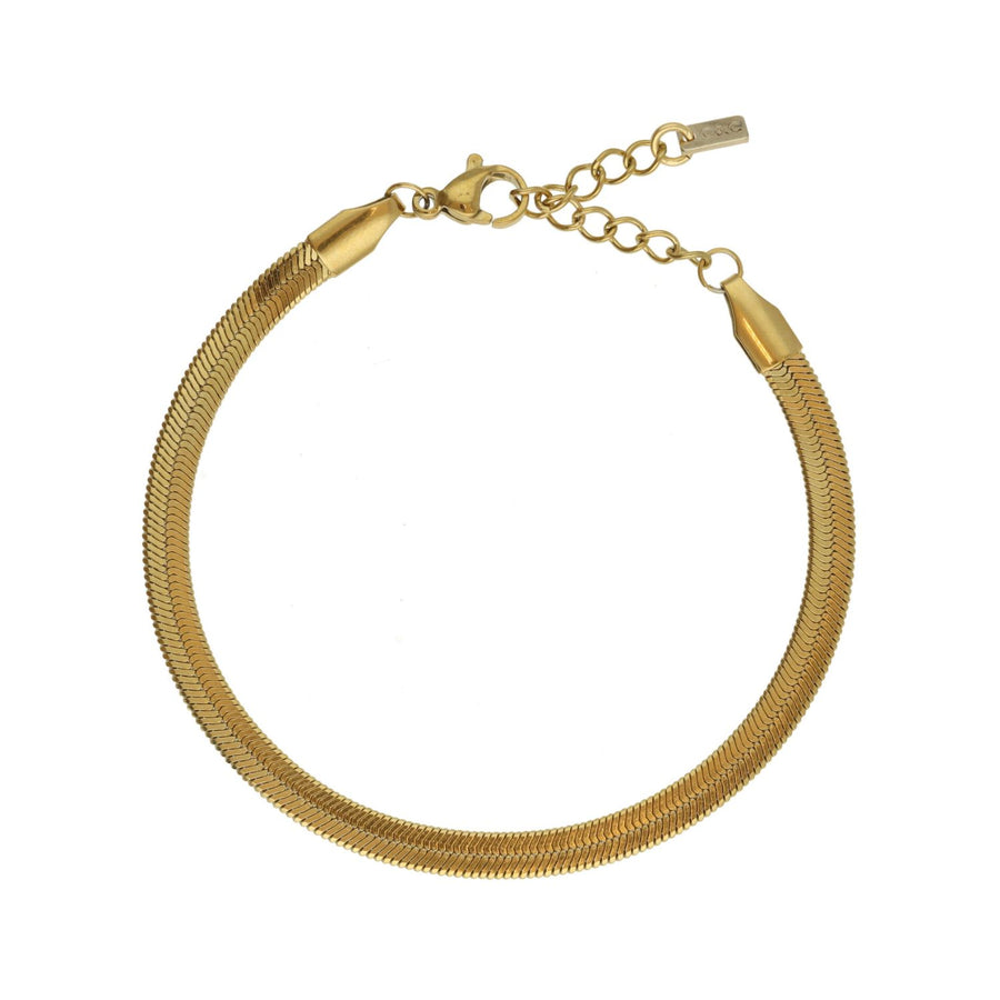 Flat Chain Bracelet 4 mm