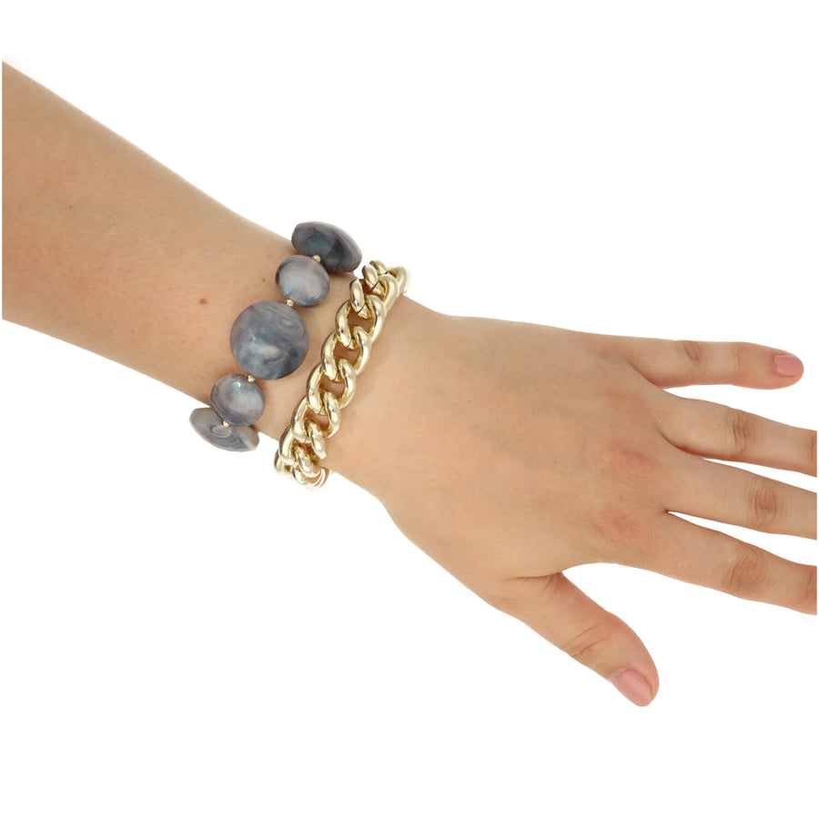 Double Disc Bracelet