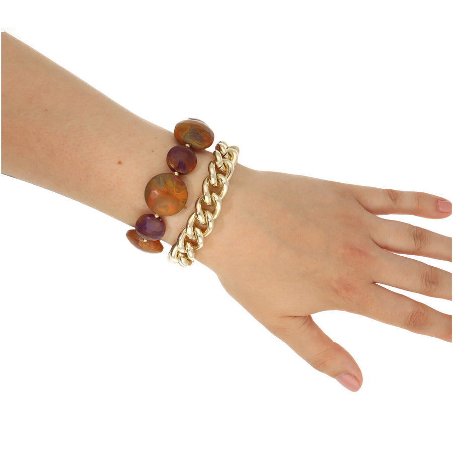 Double Disc Bracelet