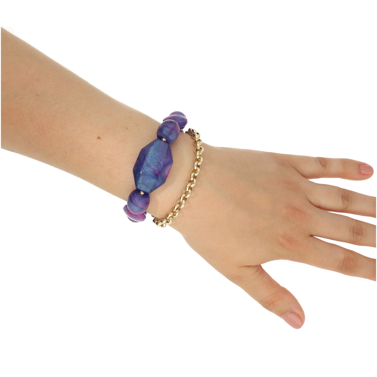 Chunky Gem Ensemble Bracelet