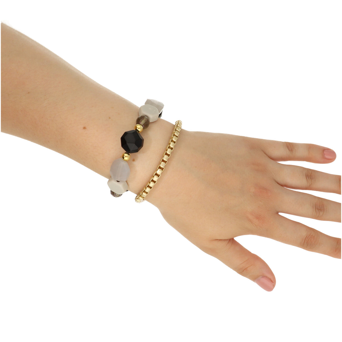 Radial Twist Ensemble Bracelet