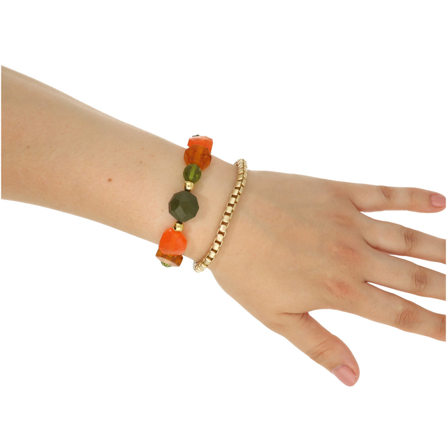 Radial Twist Ensemble Bracelet