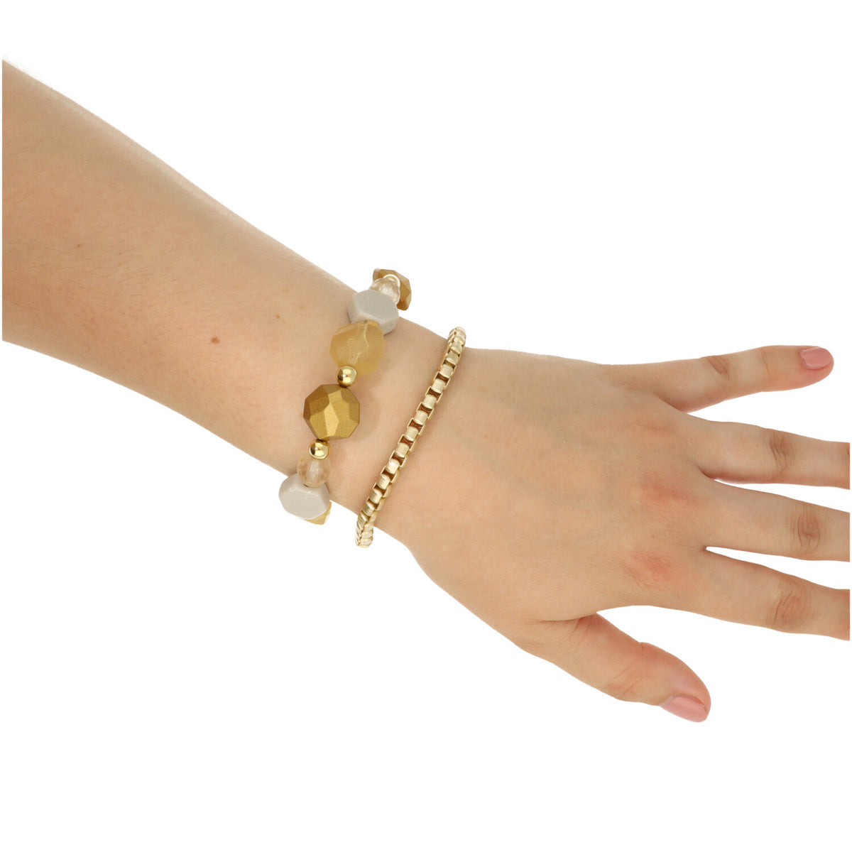 Radial Twist Ensemble Bracelet