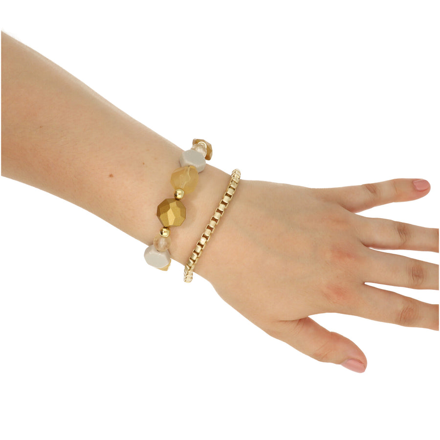 Radial Twist Ensemble Bracelet