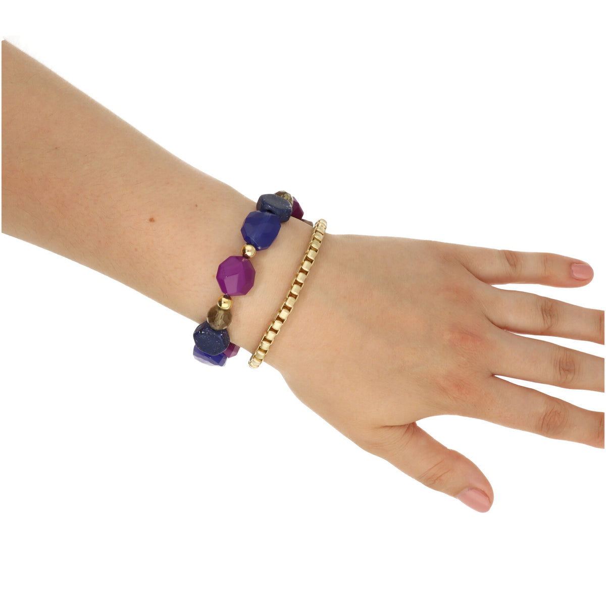 Radial Twist Ensemble Bracelet