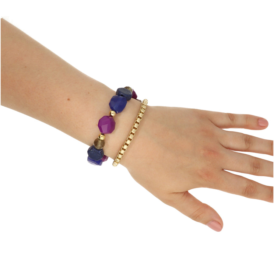 Radial Twist Ensemble Bracelet