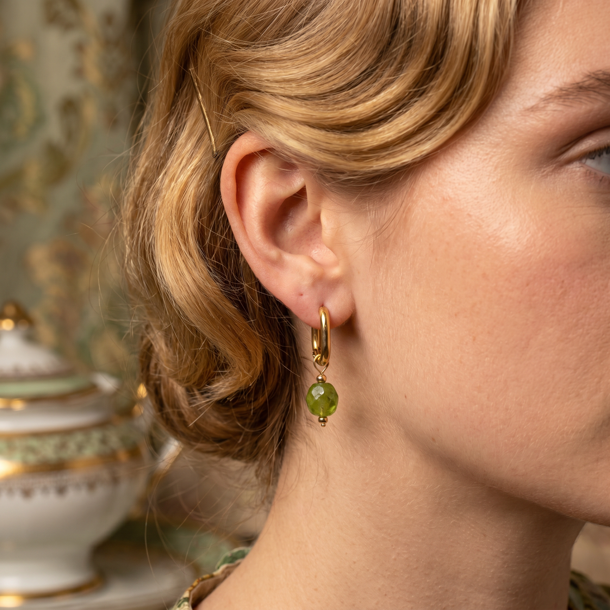 Glass Bead Hoops