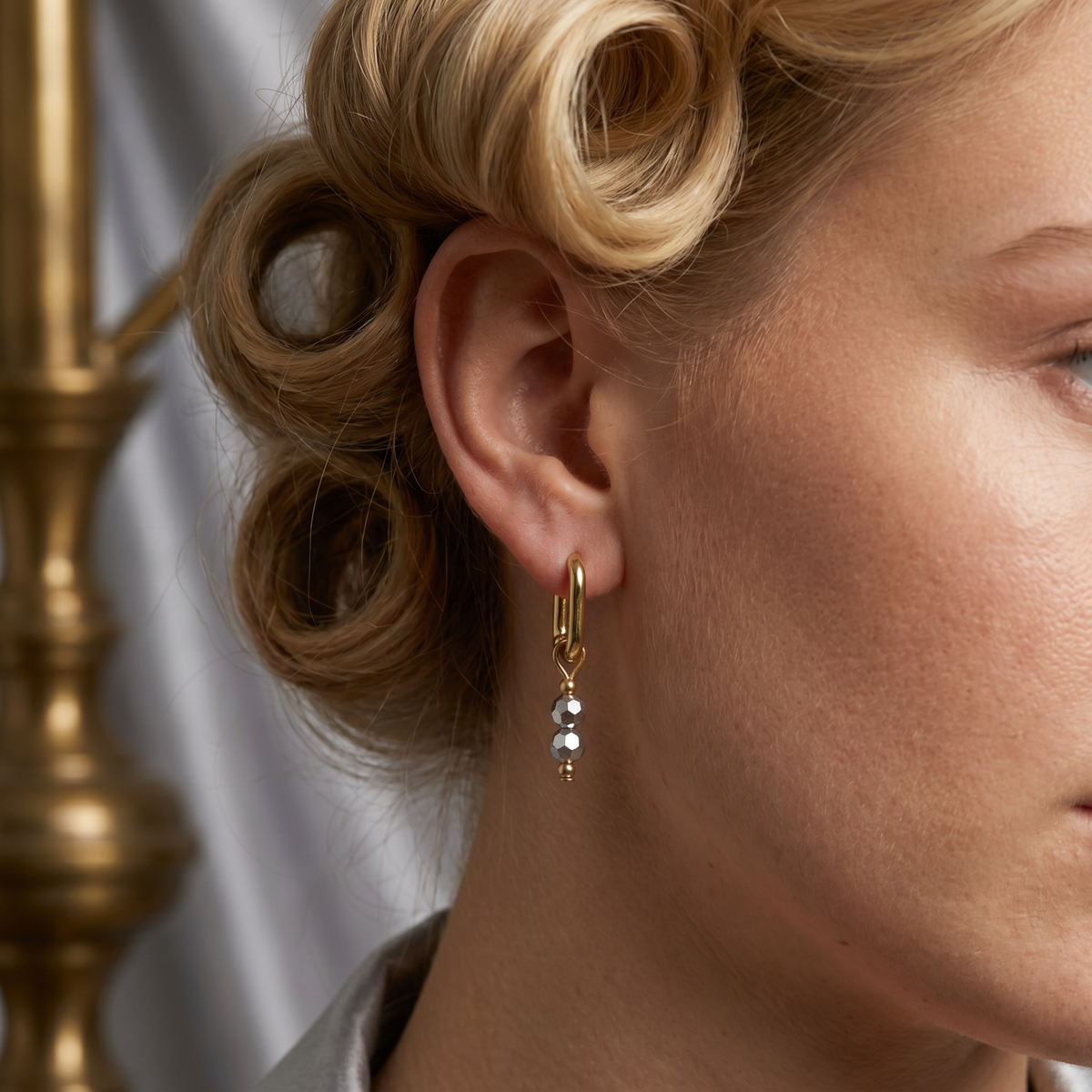 Glass Bead Hoops