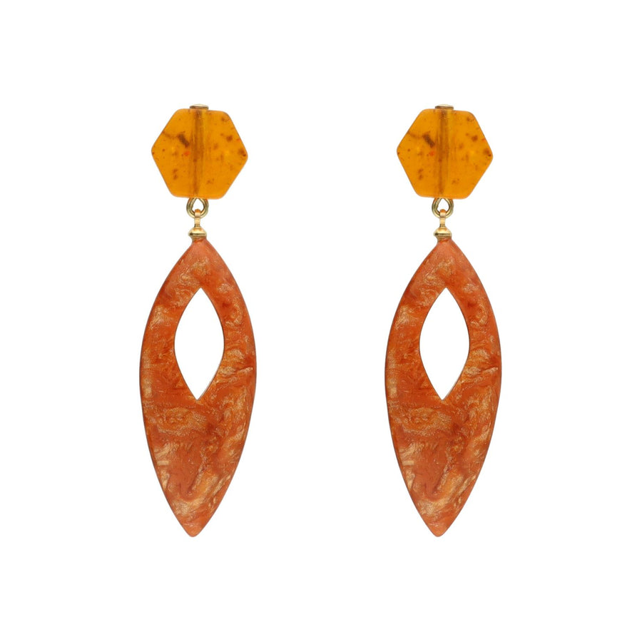 Shimmer Droplet Earrings