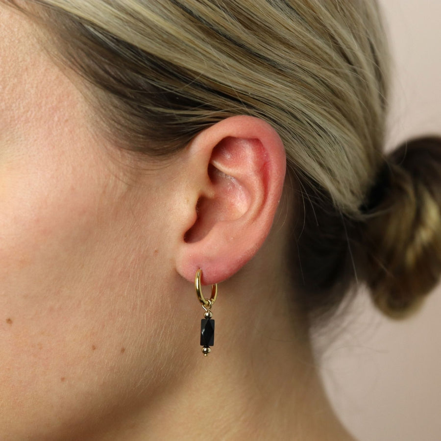 Little Midnight Pearl Earrings