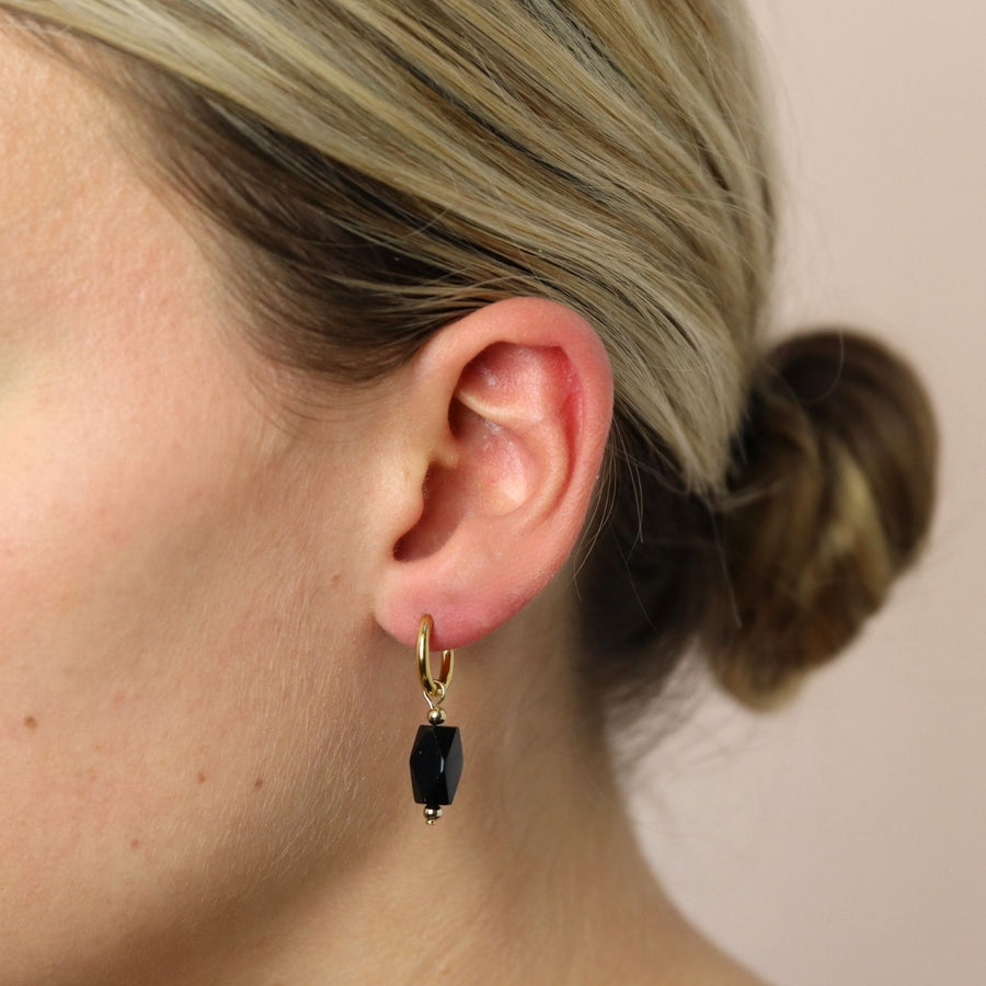 Midnight Pearl Earrings