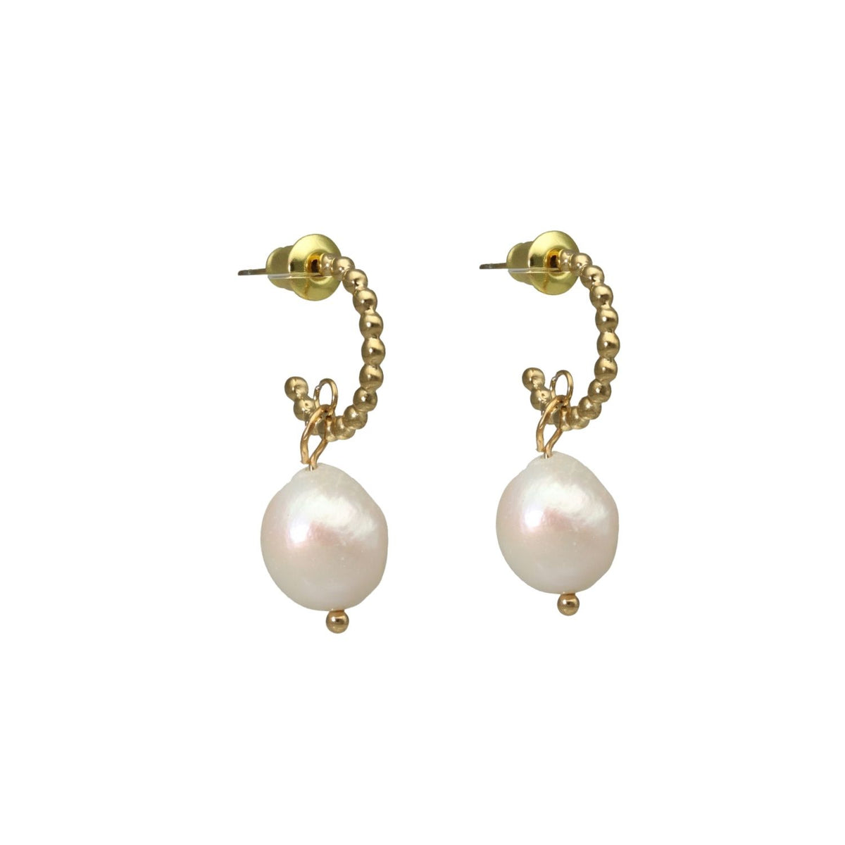 Pearl White Earrings
