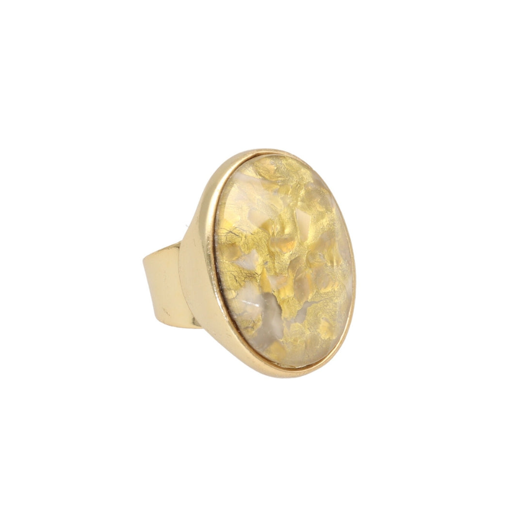 Oval Statement Ring