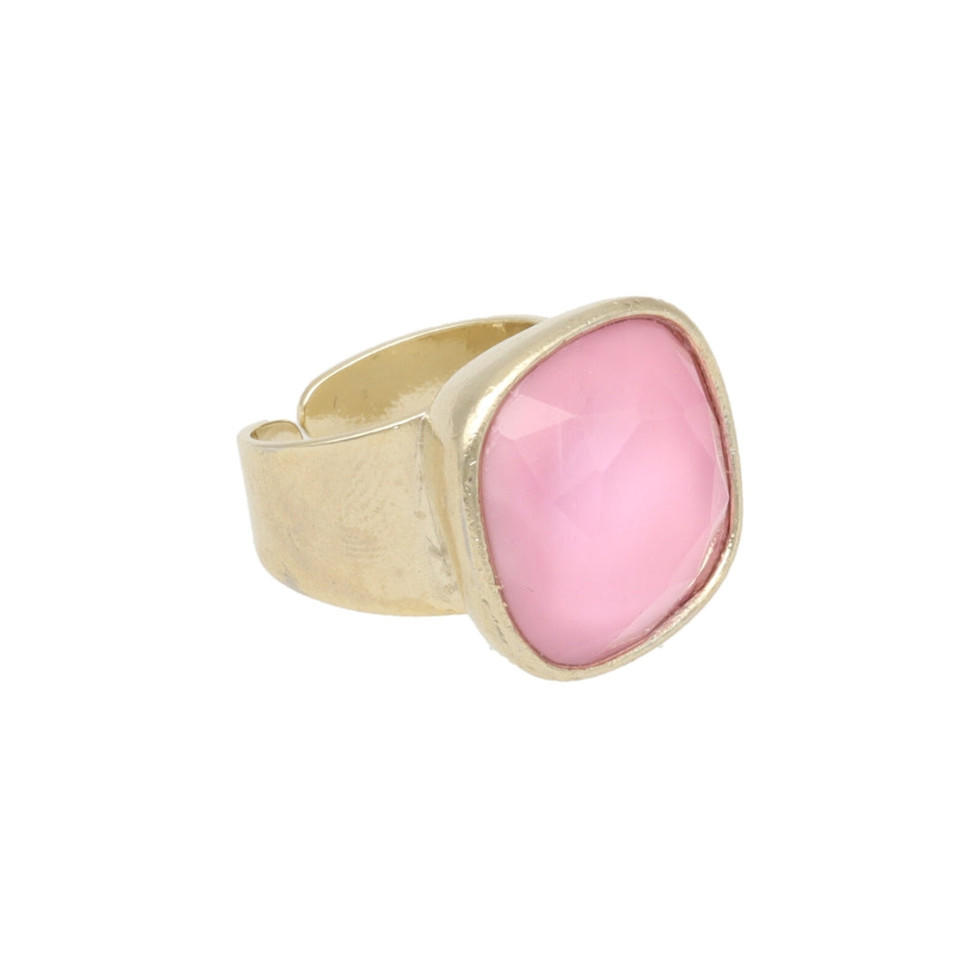 Square Crystal Ring