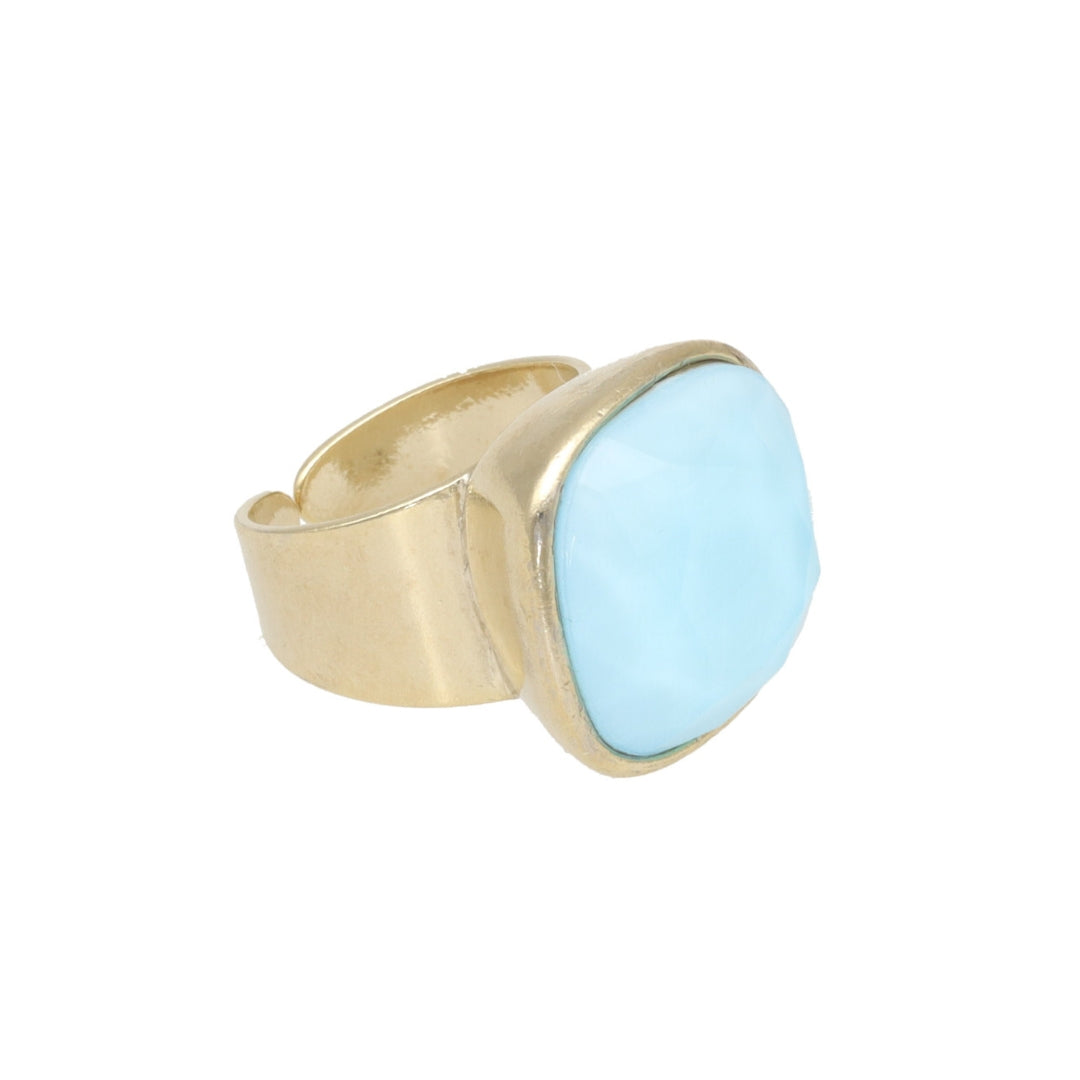 Square Crystal Ring