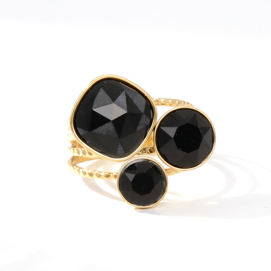 Trio Ring mit Swarovski-Kristall