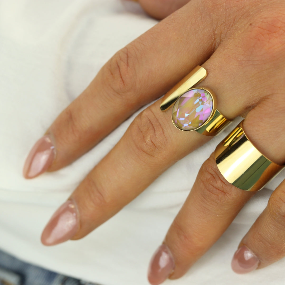 Swarovski Oval Ring