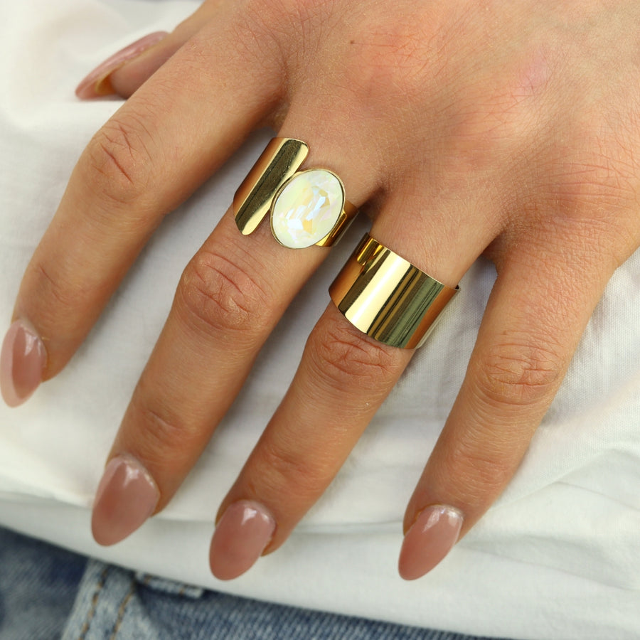 Swarovski Oval Ring