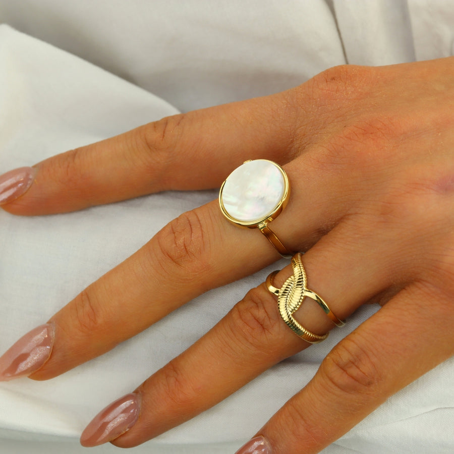 Mother Of Pearl Ring