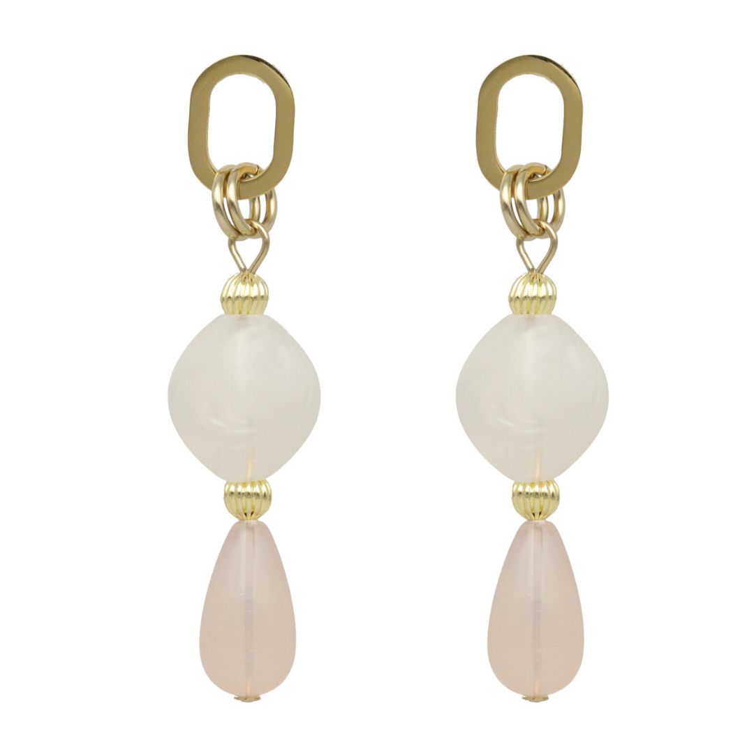 Oval Droplet Earrings