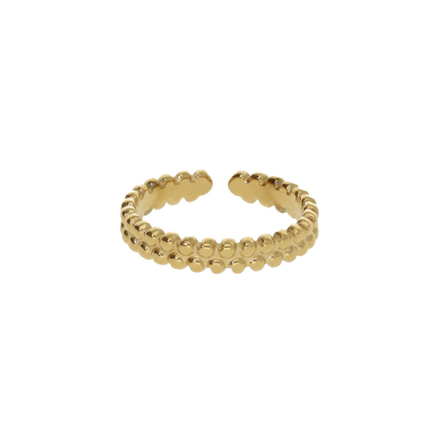 Double Little Dots Ring