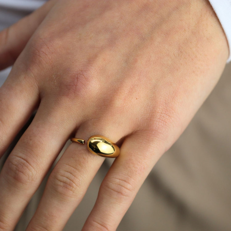 Statement Drop Ring