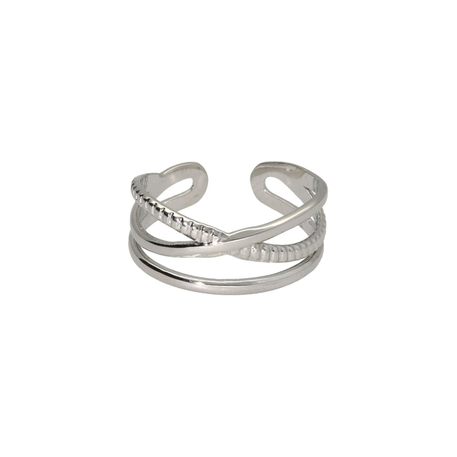 Overlap Plain and Twisted Ring