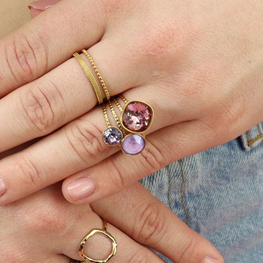 Swarovski Trio Ring