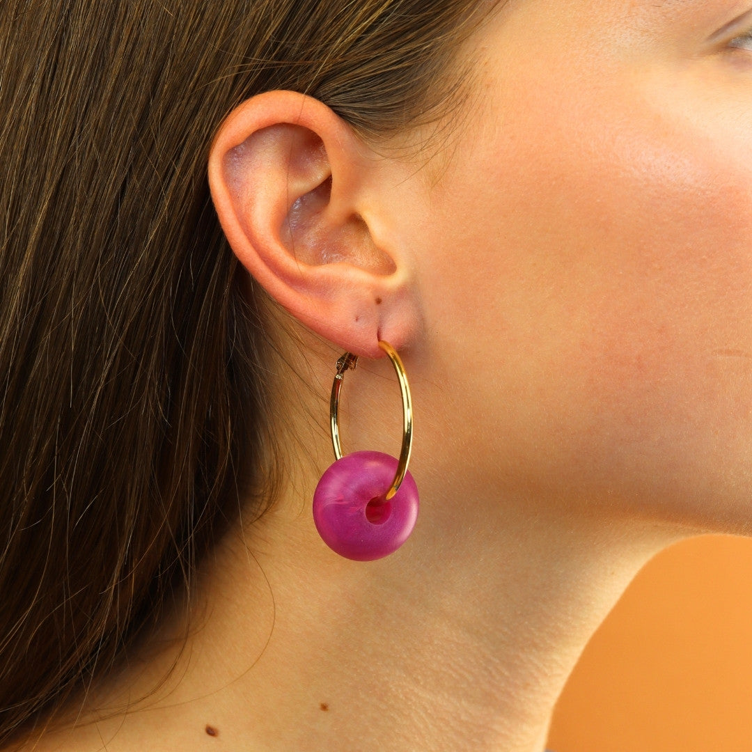 Big Donut Earrings