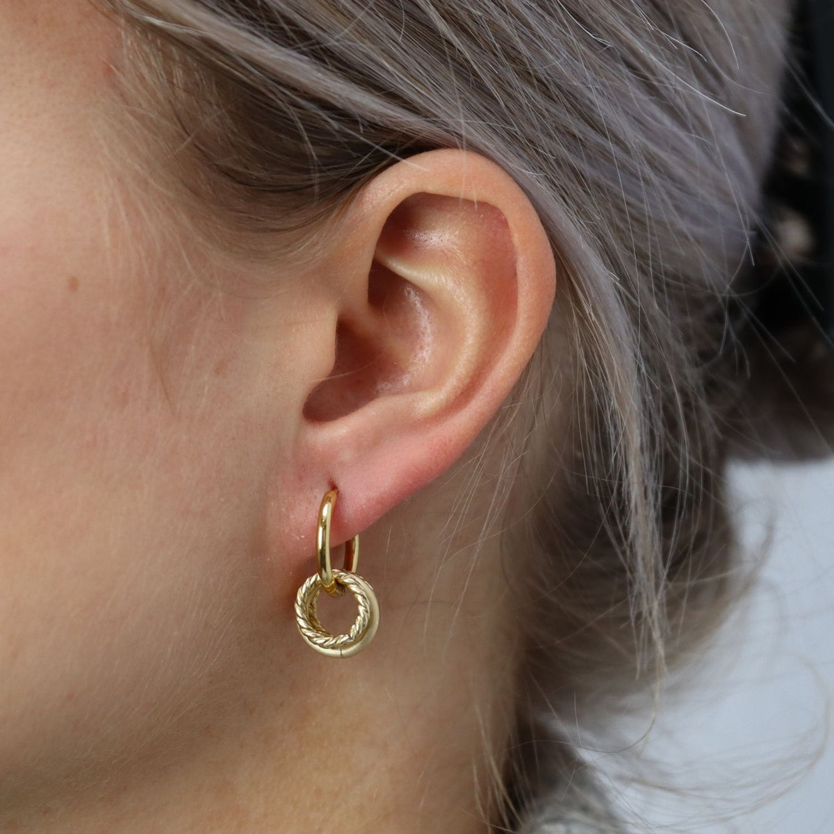 Golden Hoops Earrings