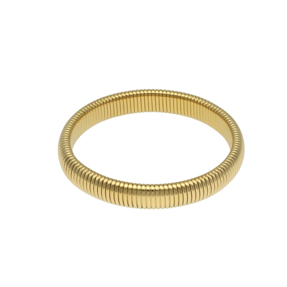 Classic Ribbed Bangle 10 mm
