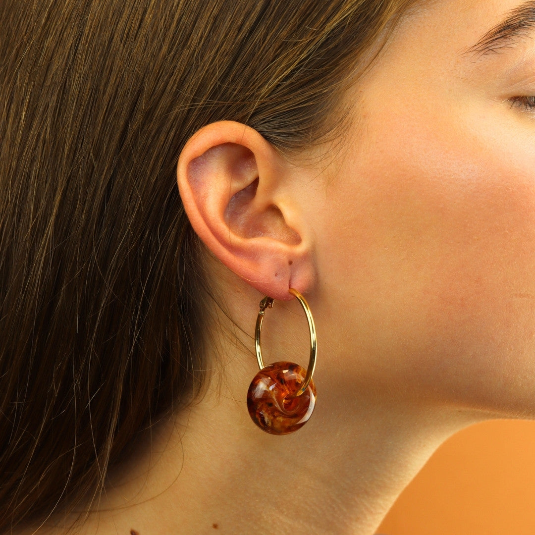 Big Donut Earrings