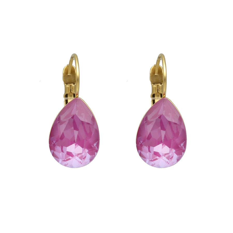 Swarovski Druppel Dormeuses Goud