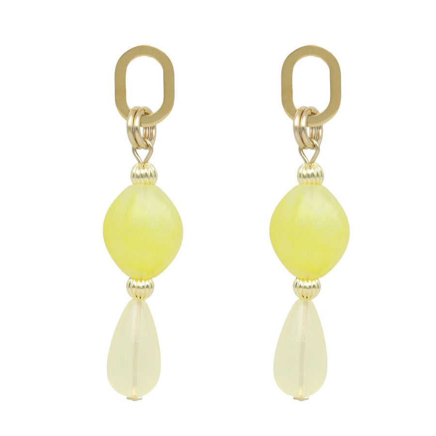 Oval Droplet Earrings