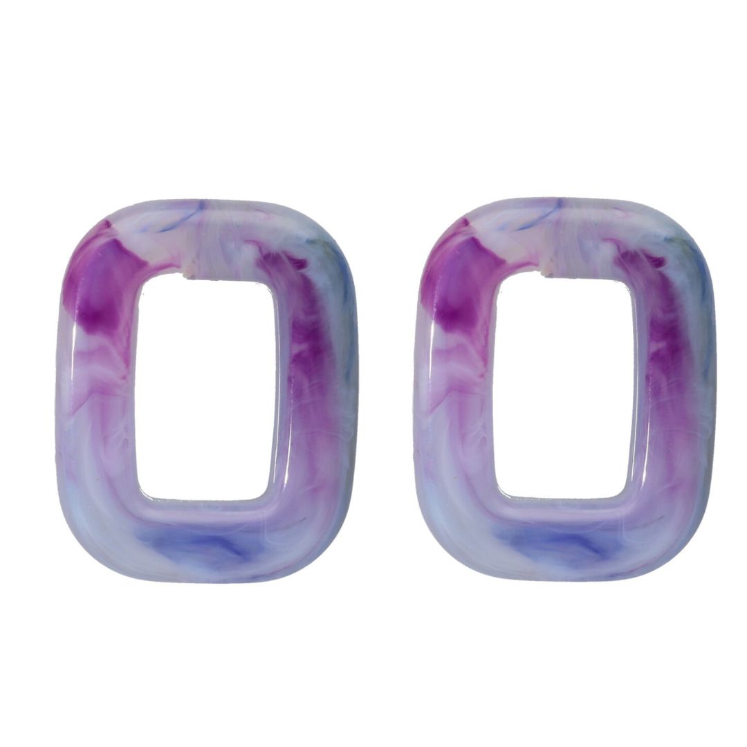Square Chunky Earrings