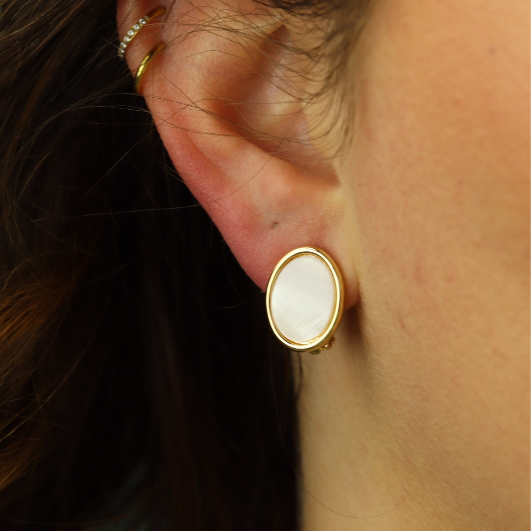 Clip-on Mother of Pearl