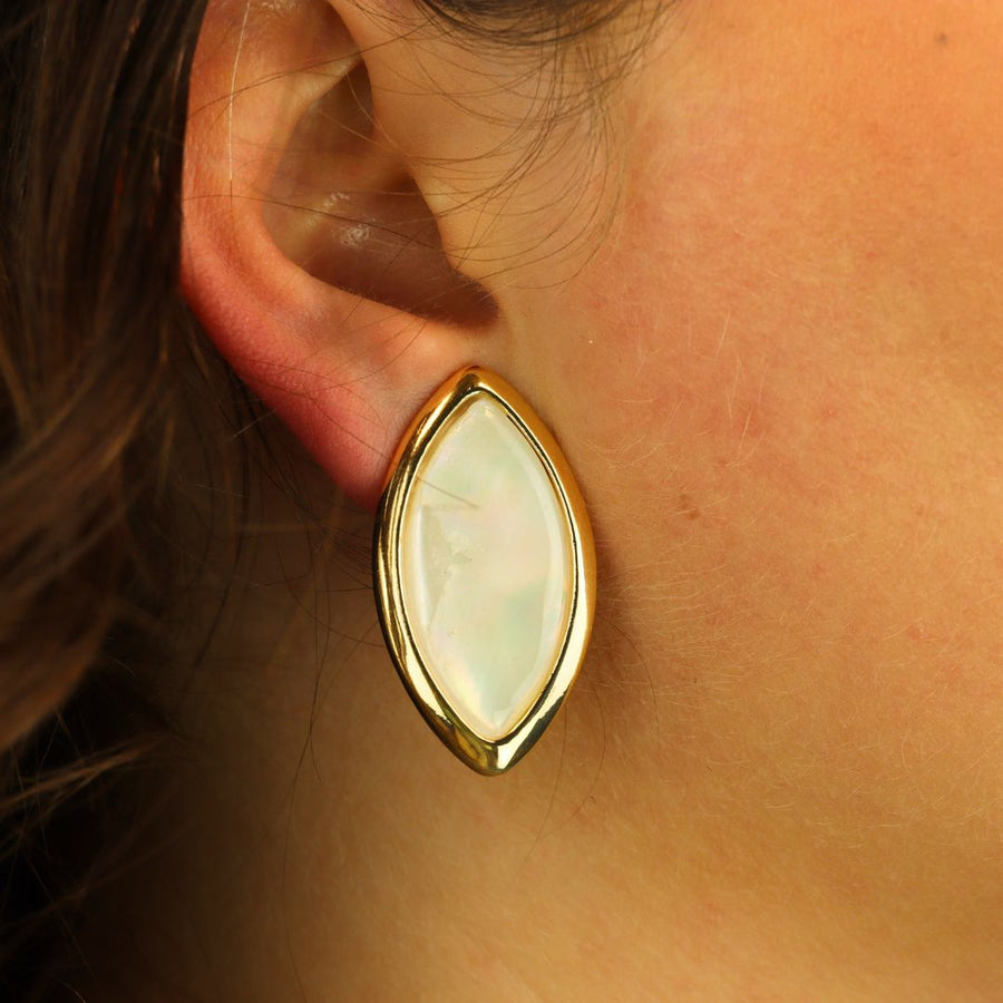 Clip-on Shell Earrings
