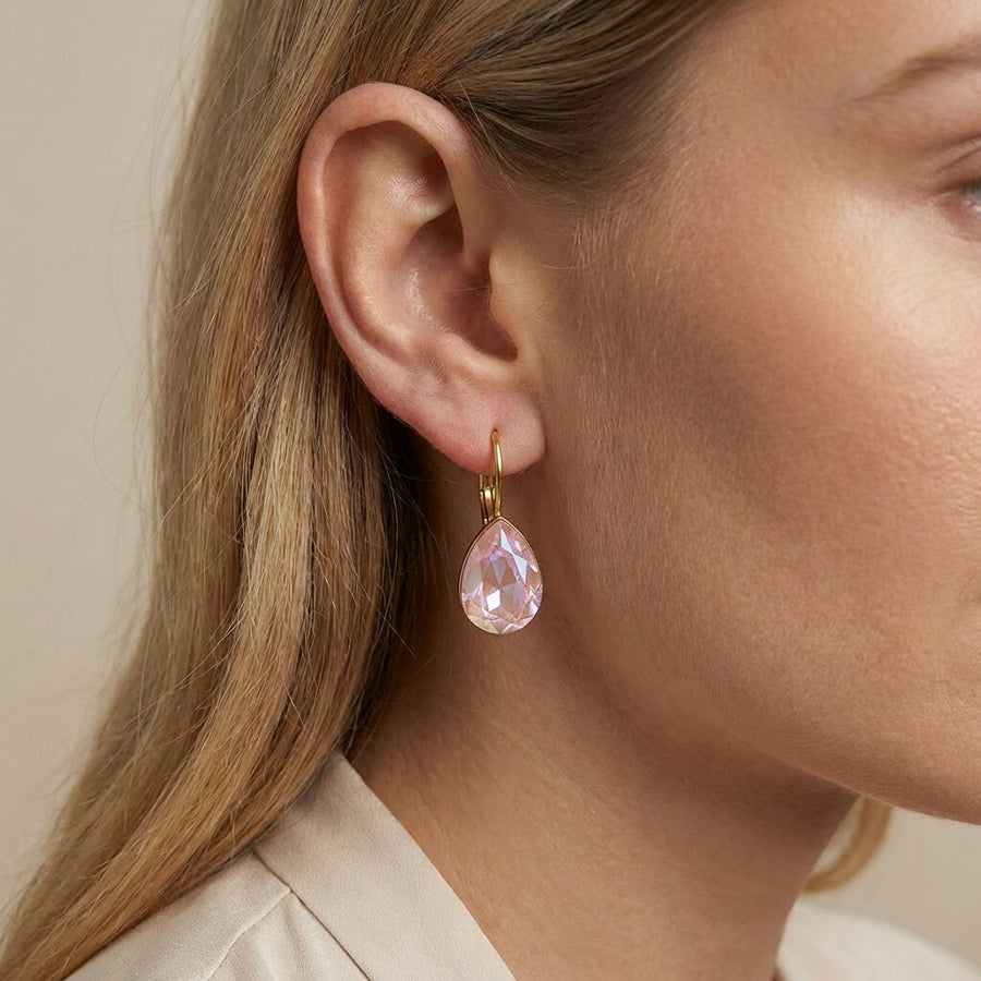 Swarovski Druppel Dormeuses Goud