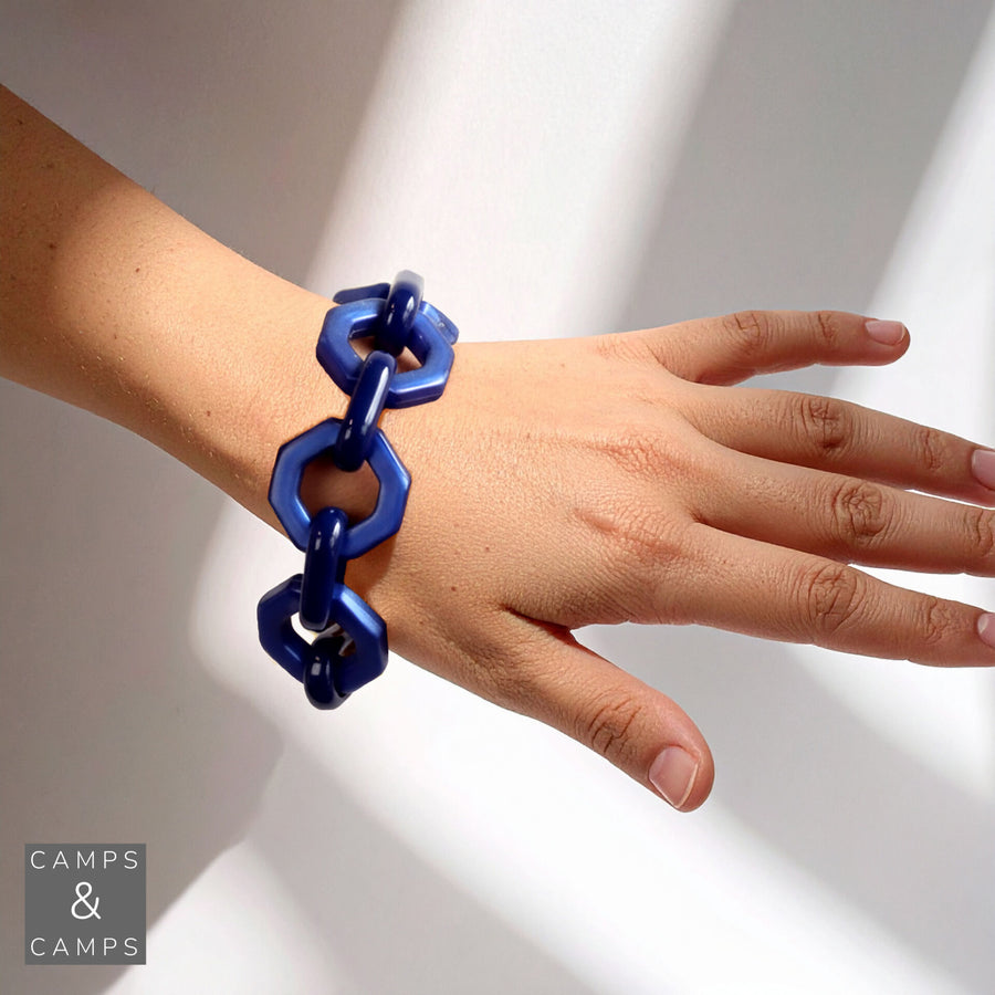 Bold Hexagon Bracelet
