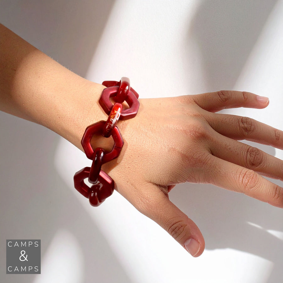 Bold Hexagon Bracelet