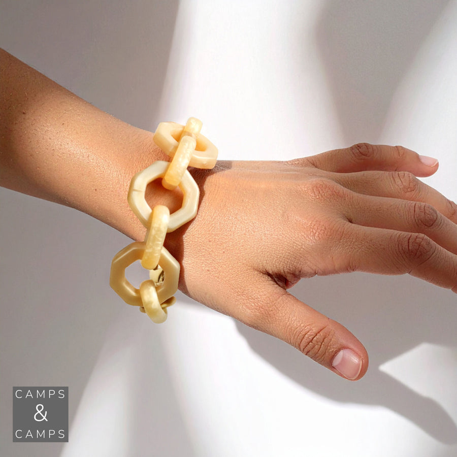 Bold Hexagon Bracelet
