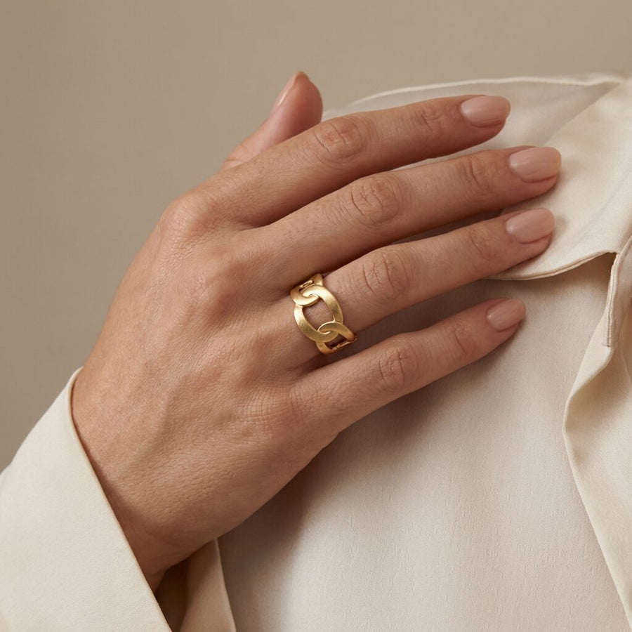 Matte Chain Ring